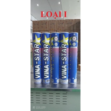 Quả Cầu Lông Vina-Star Loại 1 Cao Cấp - Ống Xanh Chữ, Giá 380.000đ 3