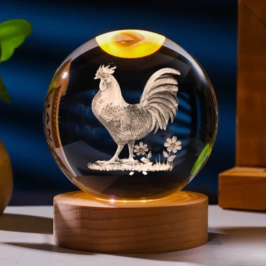 Quả Cầu Thủy Tinh 12 Con Giáp Tùy Chỉnh - Giảm 21% còn 75.000đ 12