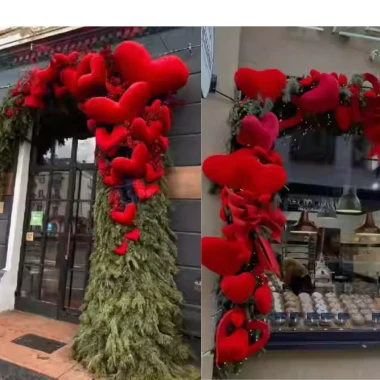 Quả Châu Tim Nhung Noel Giáng Sinh Trang Trí Tiệc Cưới Cửa Hàng - Giảm 20% Còn 36k 4 Quả Châu Tim Nhung Noel Giáng Sinh Trang Trí Tiệc Cưới Cửa Hàng - Giảm 20% Còn 36k 4