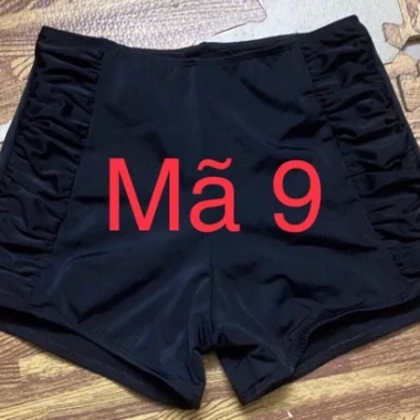 Quần Bơi Bikini Nữ Cạp Cao Màu Đen Siêu Co Giản - Mẫu 1-13 Giá Rẻ 81600Đ 4