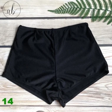 Quần Bơi Bikini Nữ Cạp Cao Màu Đen Siêu Co Giản - Mẫu 1-13 Giá Rẻ 81600Đ 5