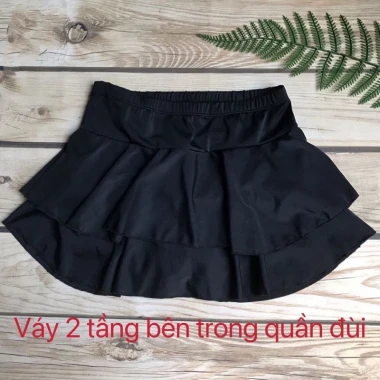 Quần Bơi Bikini Nữ Cạp Cao Màu Đen Siêu Co Giản - Mẫu 1-13 Giá Rẻ 81600Đ 10