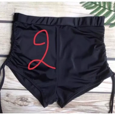 Quần Bơi Bikini Nữ Cạp Cao Màu Đen Siêu Co Giản - Mẫu 1-13 Giá Rẻ 81600Đ 12