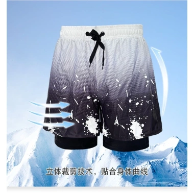 Quần bơi nam 2 lớp cao cấp HZ - Đa năng bơi, gym, chạy, tennis, bóng rổ chỉ 139k 3