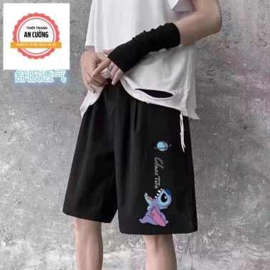 Quần đùi nam vải gió mát, co giãn nhẹ, thời trang thể thao - Giá 41.500 VNĐ 2