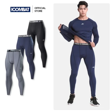 Quần Legging Nam Chạy Bộ ICOMBAT Dri-FIT - Chống Nắng, Tập Luyện Thể Thao, Giá Tốt 129k 2 Quần Legging Nam Chạy Bộ ICOMBAT Dri-FIT - Chống Nắng, Tập Luyện Thể Thao, Giá Tốt 129k 2