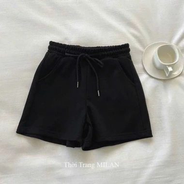 Quần Short Đi Biển Nữ Vải Mềm Cạp Chun Co Giãn Có Túi Dáng Quần Đùi Nữ Mặc Mùa Hè Màu Đen Hồng Trắng Ở Nhà Thể Thao Gym 2 Quần Short Đi Biển Nữ Vải Mềm Cạp Chun Co Giãn Có Túi Dáng Quần Đùi Nữ Mặc Mùa Hè Màu Đen Hồng Trắng Ở Nhà Thể Thao Gym 2