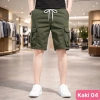 Quần short nam kaki đen trơn cao cấp, túi hộp lửng, quần sóc lưng thun HAVADO M5 - 199k 2