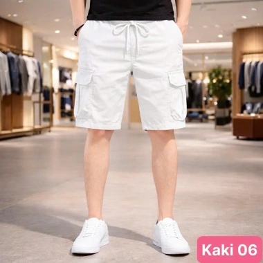 Quần short nam kaki đen trơn cao cấp, túi hộp lửng, quần sóc lưng thun HAVADO M5 - 199k