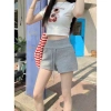 Quần short nữ basic nỉ cạp cao ôm eo đa màu Okélla - Giá sale 89.000đ 4
