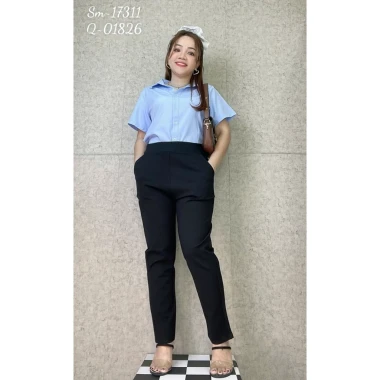 Quần Tây BIGSIZE Quảng Châu cạp cao, lưng thun, form tôn dáng, gọn đẹp - chỉ 290k 2 Quần Tây BIGSIZE Quảng Châu cạp cao, lưng thun, form tôn dáng, gọn đẹp - chỉ 290k 2
