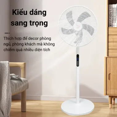 Quạt Cây Đứng Điều Khiển Từ Xa Góc Xoay 120 Độ Giá Rẻ Chỉ 240k 6
