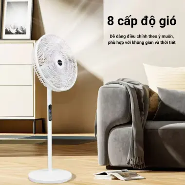 Quạt Cây Đứng Điều Khiển Từ Xa Góc Xoay 120 Độ Giá Rẻ Chỉ 240k 7