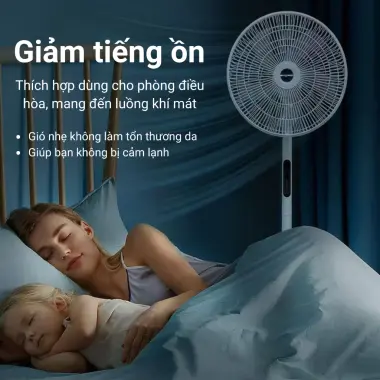 Quạt Cây Đứng Điều Khiển Từ Xa Góc Xoay 120 Độ Giá Rẻ Chỉ 240k 9