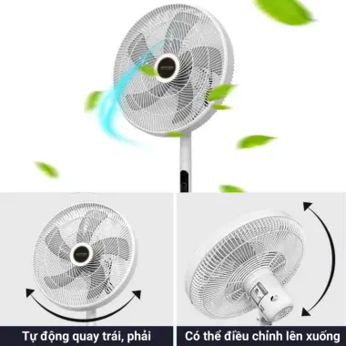 Quạt Cây Đứng Điều Khiển Từ Xa Góc Xoay 120 Độ Giá Rẻ Chỉ 240k 10