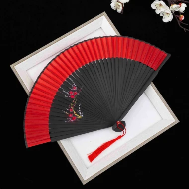 Quạt Xếp Cầm Tay Hoa Cổ Trang Trung Quốc Tết - Giá Rẻ 175k 30 Quạt Xếp Cầm Tay Hoa Cổ Trang Trung Quốc Tết - Giá Rẻ 175k 30