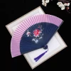 Quạt Xếp Cầm Tay Hoa Cổ Trang Trung Quốc Tết - Giá Rẻ 175k 33