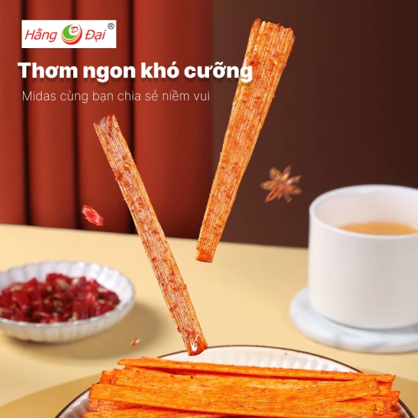 Hình ảnh sản phẩm Que cay Vương Thần Long 220g – Thơm cay ngon, ăn vặt cổng trường, siêu to khổng lồ, Giá 67.500đ