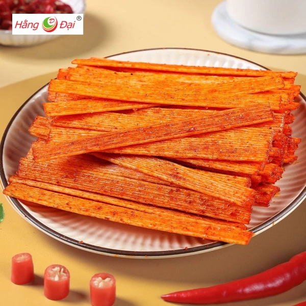Hình ảnh sản phẩm Que cay Vương Thần Long 220g – Thơm cay ngon, ăn vặt cổng trường, siêu to khổng lồ, Giá 67.500đ