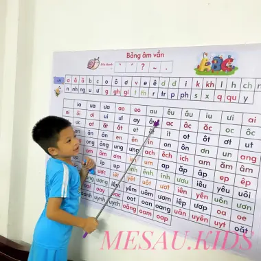 Que Chỉ Bảng Gậy Đọc Sách Dạy Trẻ Bằng Tay Dài 69cm MESAUKIDS Giảm Giá 12500đ 4