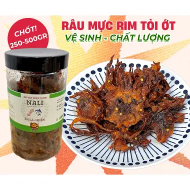 Râu Mực Rim Tỏi Ớt Bình Định - Đậm Đà Xứ Nẫu - Giảm Giá 75000đ - 250/500gr 4 Râu Mực Rim Tỏi Ớt Bình Định - Đậm Đà Xứ Nẫu - Giảm Giá 75000đ - 250/500gr 4