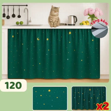 Rèm Bếp 1 Lớp Che Bếp, Gác Trọ ELLEVA Kích Thước Đa Dạng Giá Chỉ 25k 11 Rèm Bếp 1 Lớp Che Bếp, Gác Trọ ELLEVA Kích Thước Đa Dạng Giá Chỉ 25k 11