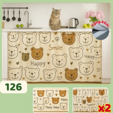 Rèm Bếp 1 Lớp Che Bếp, Gác Trọ ELLEVA Kích Thước Đa Dạng Giá Chỉ 25k 17 Rèm Bếp 1 Lớp Che Bếp, Gác Trọ ELLEVA Kích Thước Đa Dạng Giá Chỉ 25k 17