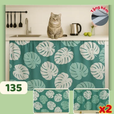 Rèm Bếp 1 Lớp Che Bếp, Gác Trọ ELLEVA Kích Thước Đa Dạng Giá Chỉ 25k 22 Rèm Bếp 1 Lớp Che Bếp, Gác Trọ ELLEVA Kích Thước Đa Dạng Giá Chỉ 25k 22