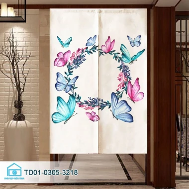 Rèm Cửa Nhật Bản Noren Tín Phát Decor - Rèm Nhà Hàng, Lối Đi Giá Tốt 165000đ 14