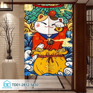 Rèm Cửa Nhật Bản Noren Tín Phát Giá Rẻ - Lối Đi Nhà Hàng Quán Ăn Giảm 18% chỉ 164k 19