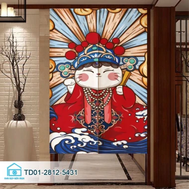 Rèm Cửa Nhật Bản Noren Tín Phát Giá Rẻ - Lối Đi Nhà Hàng Quán Ăn Giảm 18% chỉ 164k 21