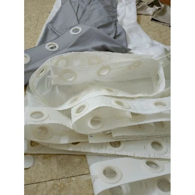 Rèm Voan Cao Cấp Spa Hạt Mưa Bạc Giá Rẻ - Khoen Treo - Đặt May Theo Kích Thước 3