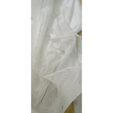 Rèm Voan Cao Cấp Spa Hạt Mưa Bạc Giá Rẻ - Khoen Treo - Đặt May Theo Kích Thước 5