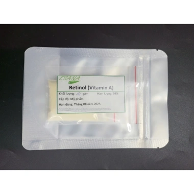 Retinol Bột Vitamin A 10g 98% Dược mỹ phẩm - Giá ưu đãi 40k giảm so với 52k 2 Retinol Bột Vitamin A 10g 98% Dược mỹ phẩm - Giá ưu đãi 40k giảm so với 52k 2