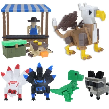 Roblox Toy Raccoon Grow A Garden Móc khóa Bunny Dragon Corrupted Kitsune Griffn Dragonfly Mô hình in 3D 2