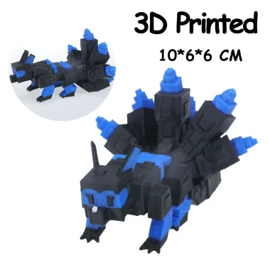 Roblox Toy Raccoon Grow A Garden Móc khóa Bunny Dragon Corrupted Kitsune Griffn Dragonfly Mô hình in 3D 4