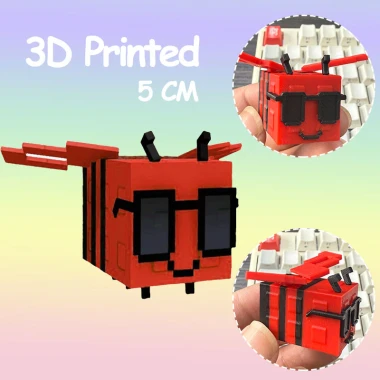 Roblox Toy Raccoon Grow A Garden Móc khóa Bunny Dragon Corrupted Kitsune Griffn Dragonfly Mô hình in 3D 15