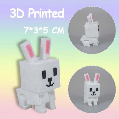 Roblox Toy Raccoon Grow A Garden Móc khóa Bunny Dragon Corrupted Kitsune Griffn Dragonfly Mô hình in 3D 39