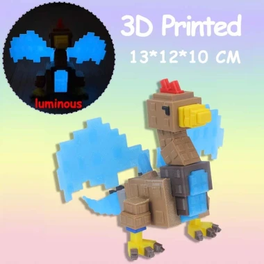 Roblox Toy Raccoon Grow A Garden Móc khóa Bunny Dragon Corrupted Kitsune Griffn Dragonfly Mô hình in 3D 75