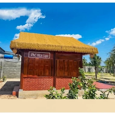 Rơm giả lợp mái chống nóng chống cháy giá rẻ - Cỏ rơm decor trang trí 1m x 20m chỉ 115k 9