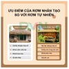 Rơm giả lợp mái chống nóng chống cháy giá rẻ - Cỏ rơm decor trang trí 1m x 20m chỉ 115k 10