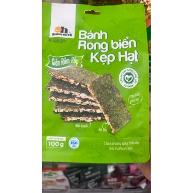 Rong Biển Kẹp Hạt Dinh Dưỡng Oh Smile Nuts Ăn Liền 100g - Giá ưu đãi 30.999 5