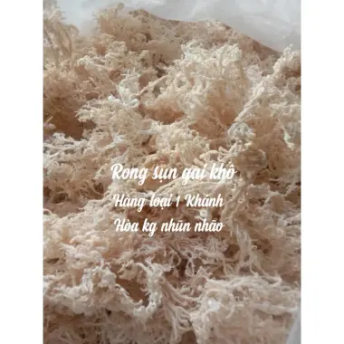 Rong Sụn Khô Chay Sạch Muối 500g - Loại 1 Đảo Khánh Hoà, Trắng Giòn, Giá Tốt 110000đ 2 Rong Sụn Khô Chay Sạch Muối 500g - Loại 1 Đảo Khánh Hoà, Trắng Giòn, Giá Tốt 110000đ 2