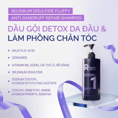 Rosemine Dầu Gội Xả 500ml-1.000ml Suôn Mượt, Phục Hồi Tóc Khô Xơ, Giá 220.000đ