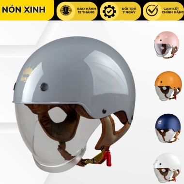 Royal M239 - Mũ nửa đầu kính âm chính hãng Royal - Đồ Phượt Hà Nội Bảo Hành Chính hãng 2