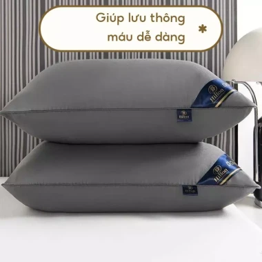 Ruột Gối Khách Sạn Hilton Cao Cấp 45x65cm Bông Trắng Mềm Mịn Giảm Giá 27K 10