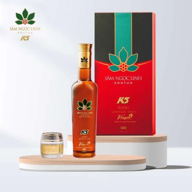 Rượu Sâm Ngọc Linh KonTum K5 Nhãn Xanh 500ml 25% Cồn - Giảm 20% Còn 1.164.000đ 2