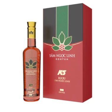 Rượu Sâm Ngọc Linh KonTum K5 Nhãn Xanh 500ml 25% Cồn - Giảm 20% Còn 1.164.000đ 3
