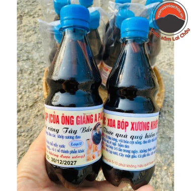 Rượu thuốc xoa bóp bọ cạp Sapa gia truyền của ông Giàng A Páo, Dầu xoa bóp dùng cho đau nhức xương khớp, đau lưng 5 Rượu thuốc xoa bóp bọ cạp Sapa gia truyền của ông Giàng A Páo, Dầu xoa bóp dùng cho đau nhức xương khớp, đau lưng 5