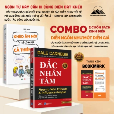 Sách bìa đỏ Khéo Ăn Nói - Sở hữu cả thiên hạ, Đắc Nhân Tâm giá 109.000đ